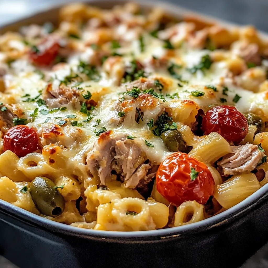 For One Mediterranean Tuna Casserole – Quick, Healthy Single-Serve Meal