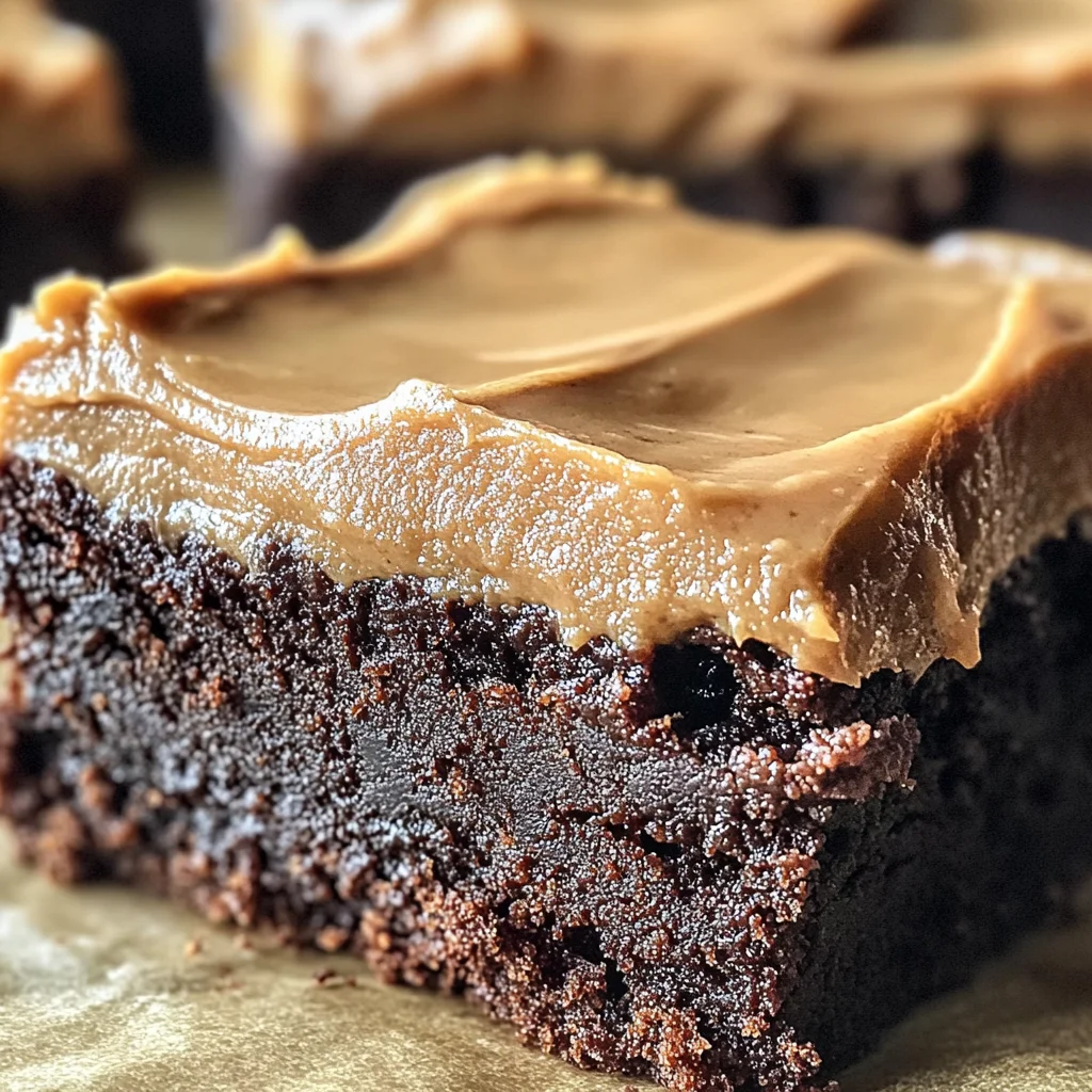 Frosted Coffee Brownies
