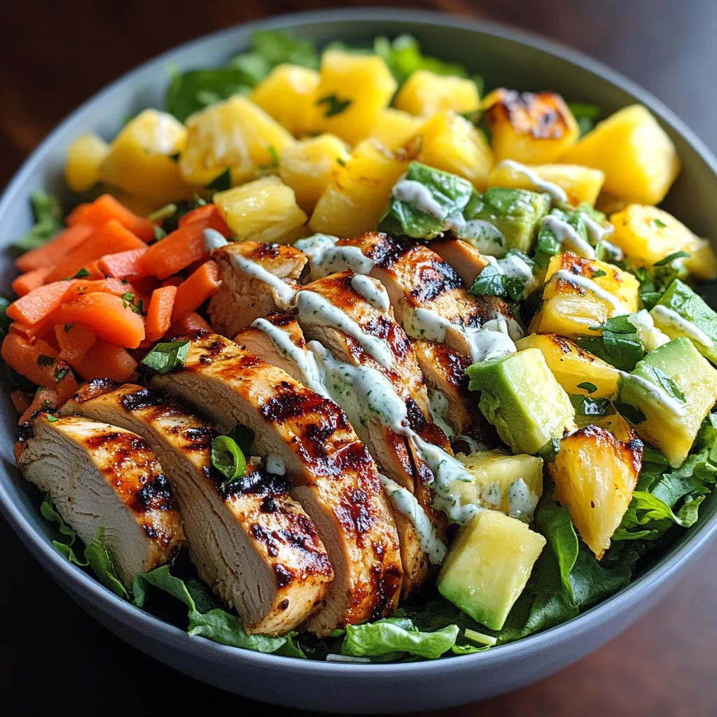 Hawaiian Chicken Salad Bowl