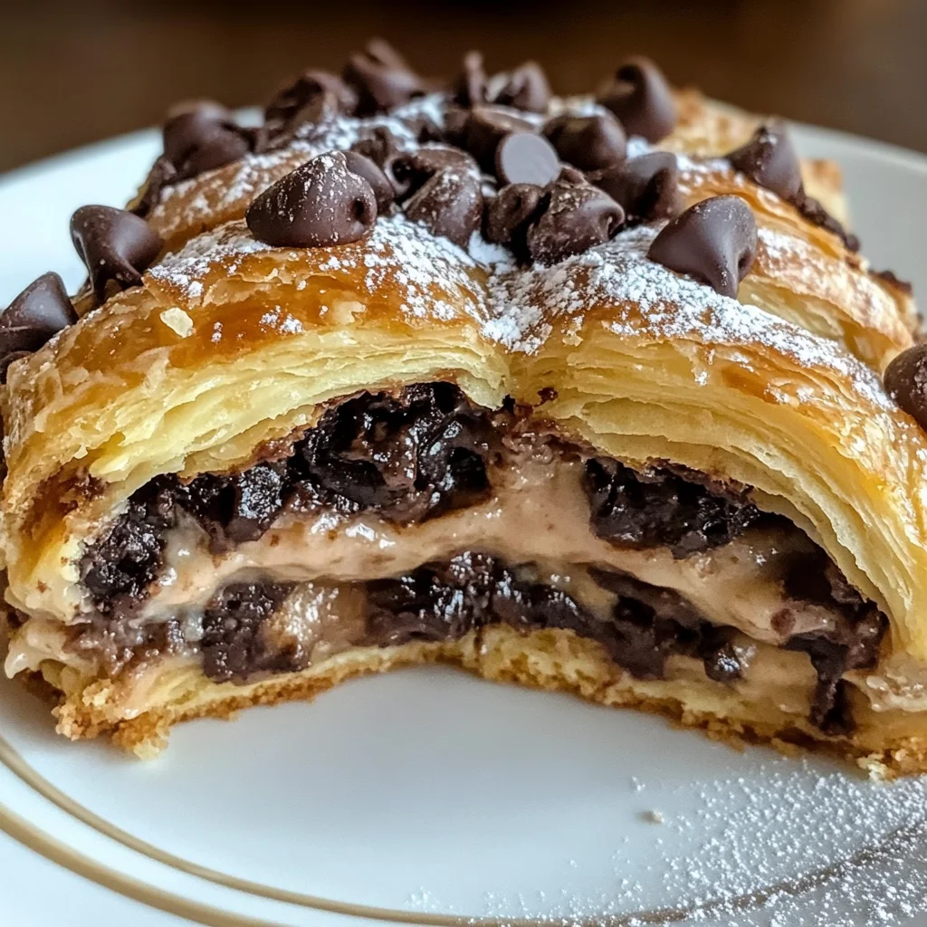 Indulgent Decadent Chocolate Croissant Breakfast Bake Delight
