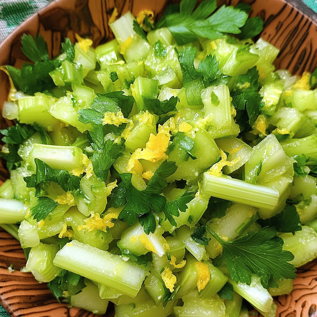 Lemony Celery Crunch Salad
