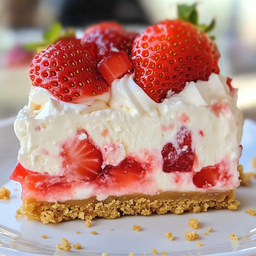 No-Bake Strawberry Delight