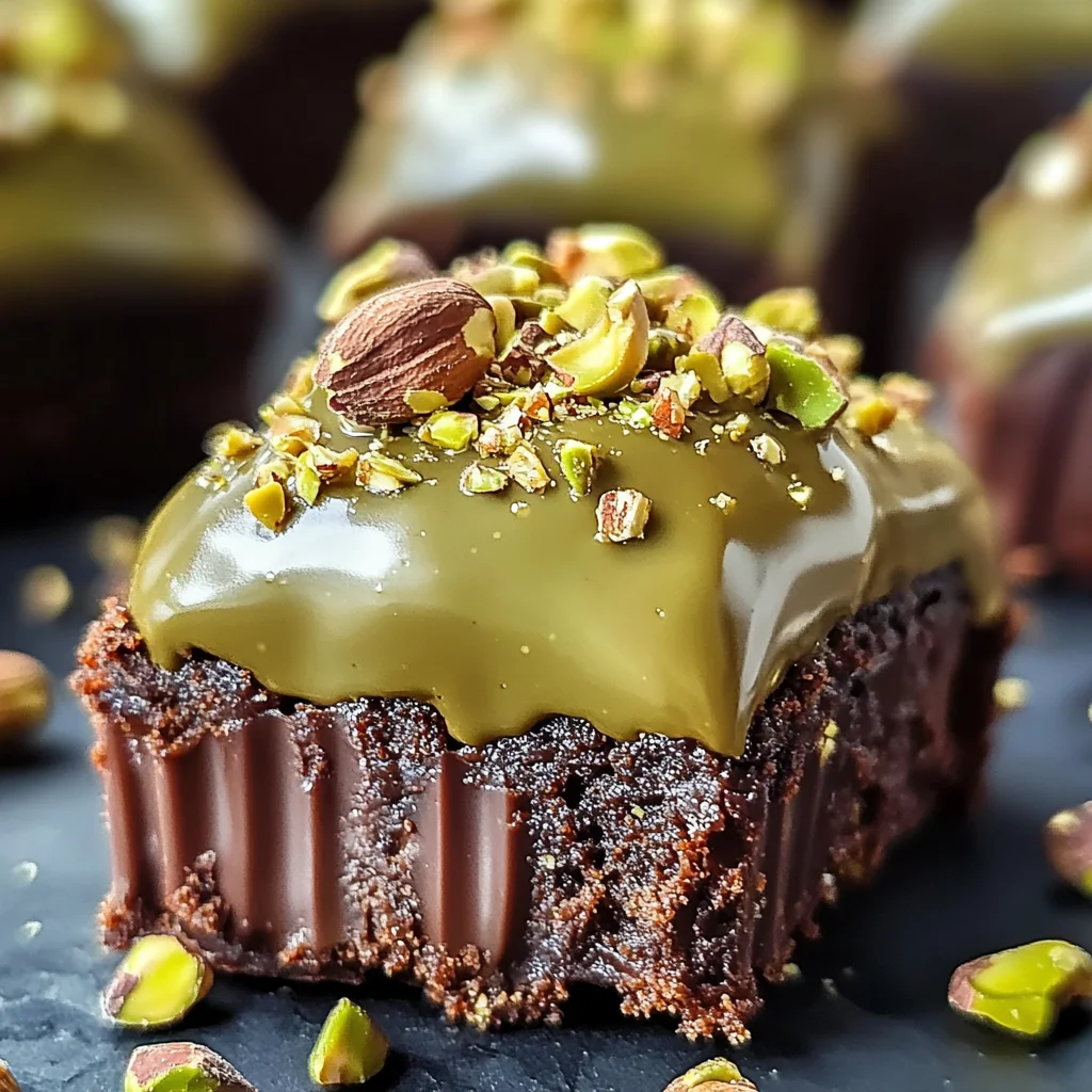 Pistachio Ferrero Rocher Brownies Recipe You’ll Crave Forever