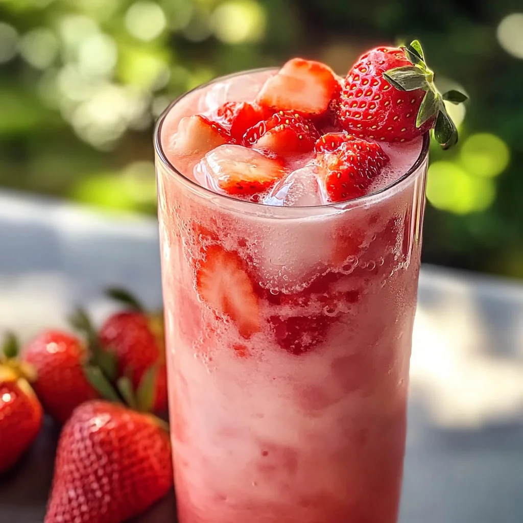 Simple Strawberry Agua Fresca - Alrightwithme