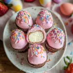 Strawberry Cheesecake Easter Egg Bites