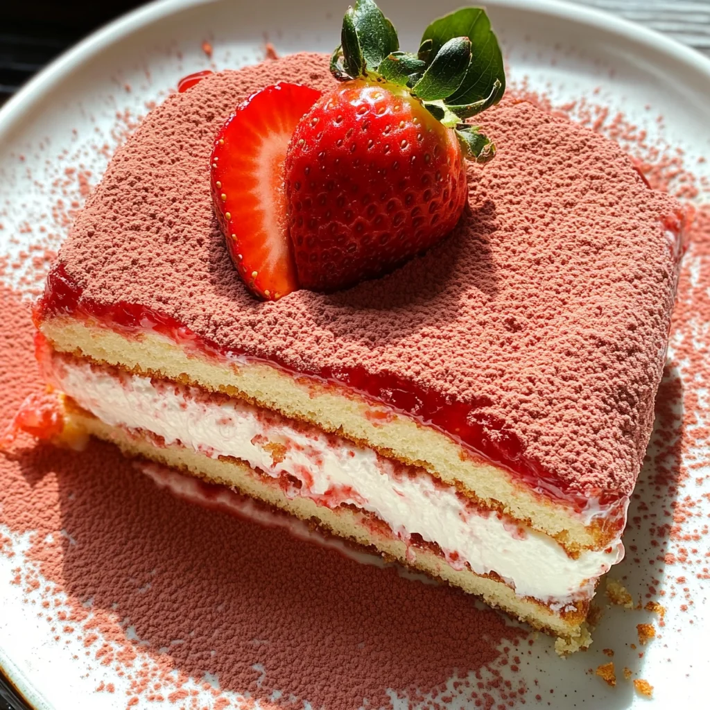 Strawberry Tiramisu