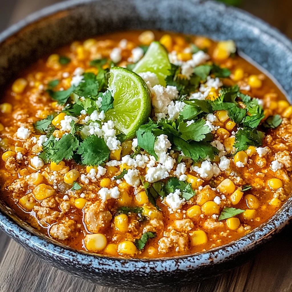 Street Corn Chicken Chili Recipe