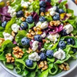 Tasty Easter Spring Salad with Goat Cheese