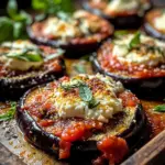 Baked Eggplant Slices Recipe With Ricotta Cheese