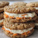 Carrot Cake Cookie Sandwiches