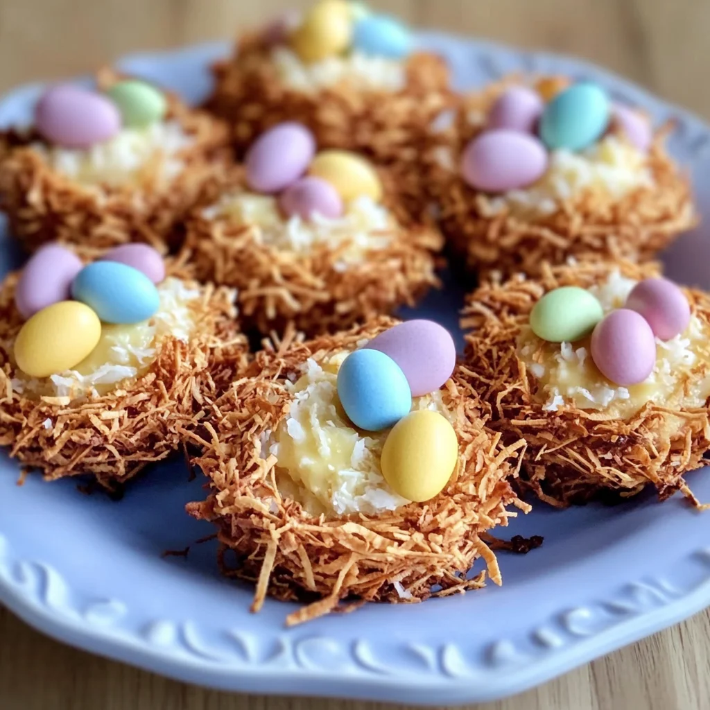 Coconut Macaroons Nests