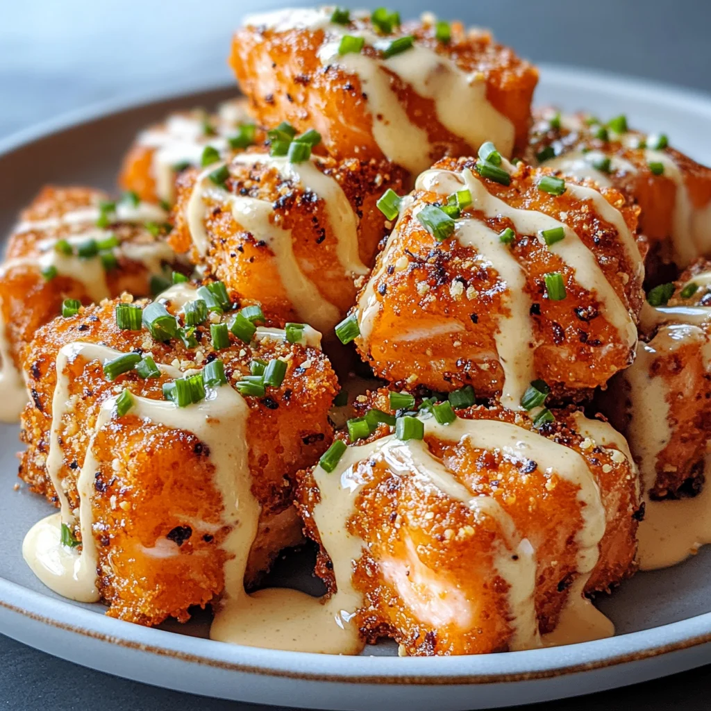 Crispy Bang Bang Salmon Bites: A Delicious Treat Awaiting You!