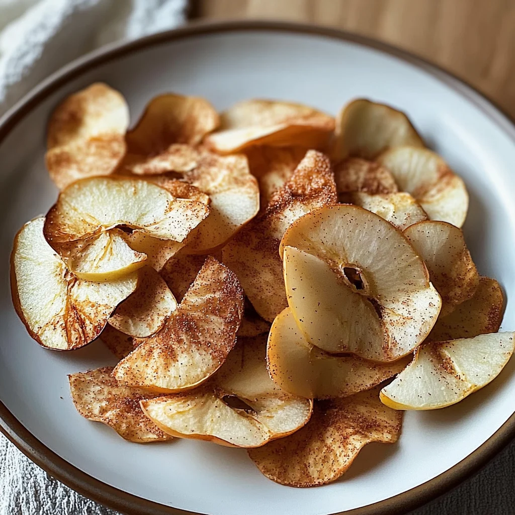 Crispy Cinnamon Apple Crisps Recipe