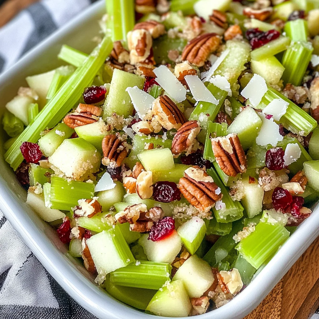 Crunchy Celery Apple Salad Recipe