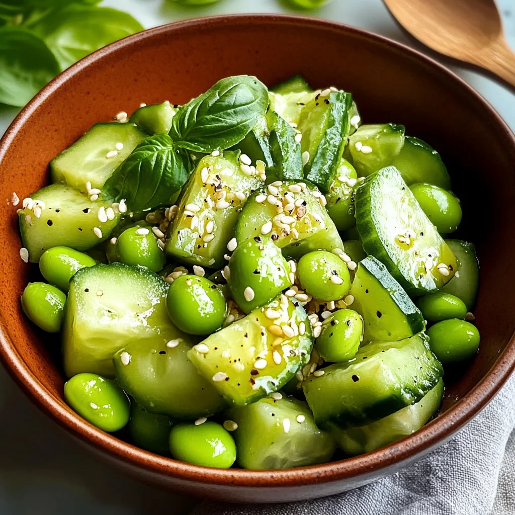 Cucumber Edamame Salad: Your New Favorite Make-Ahead Dish