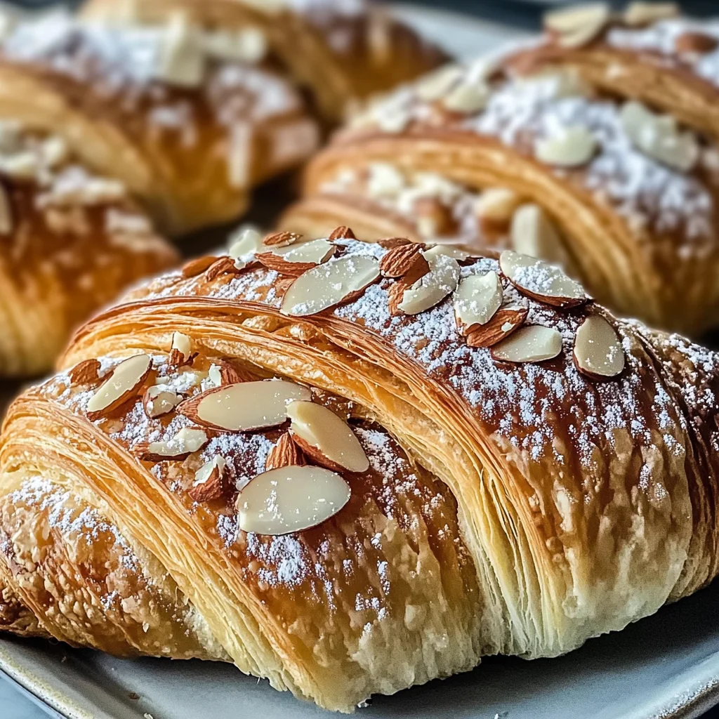 Delicious Almond Croissant Recipe with Sweet Almond Filling