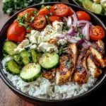 Delicious Greek Chicken Gyro Bowls for Quick Weeknight Dinners