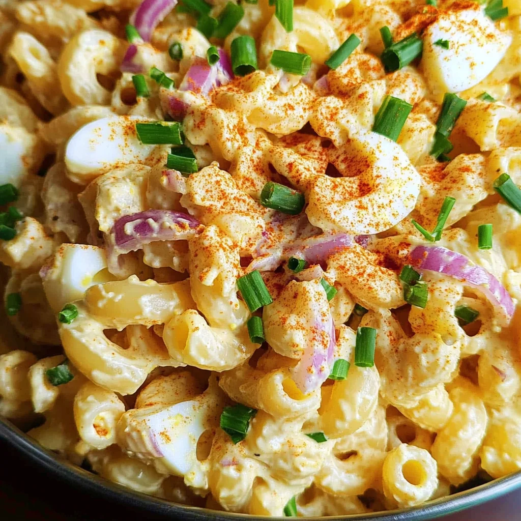 Deviled Egg Pasta Salad