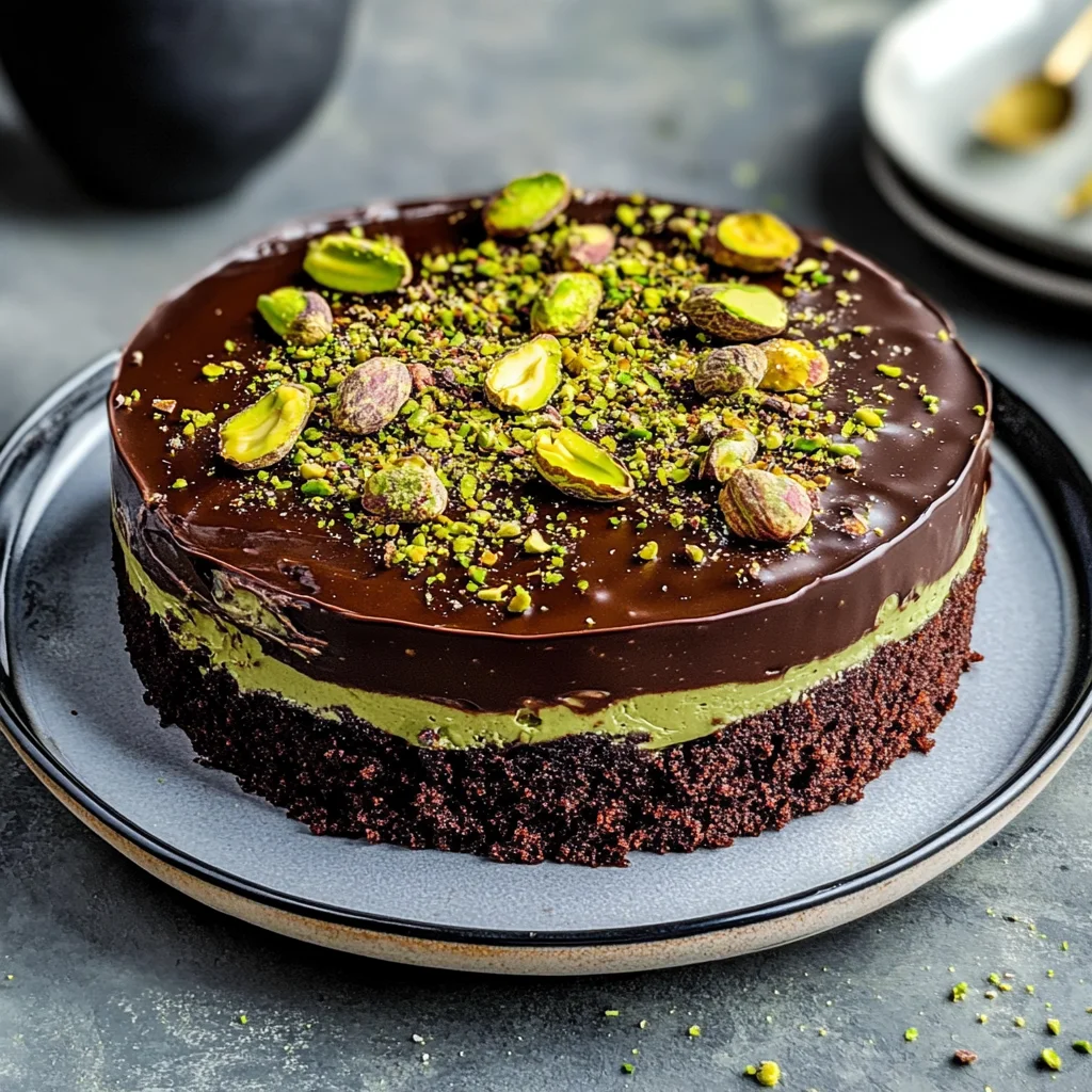 Dubai Chocolate Cake