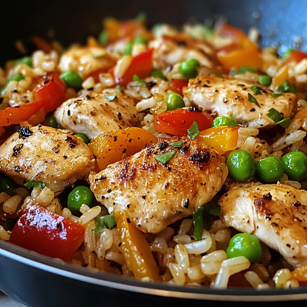 Easy Chicken Pepper Rice Skillet Recipe for Bold, Home-Cooked Flavor