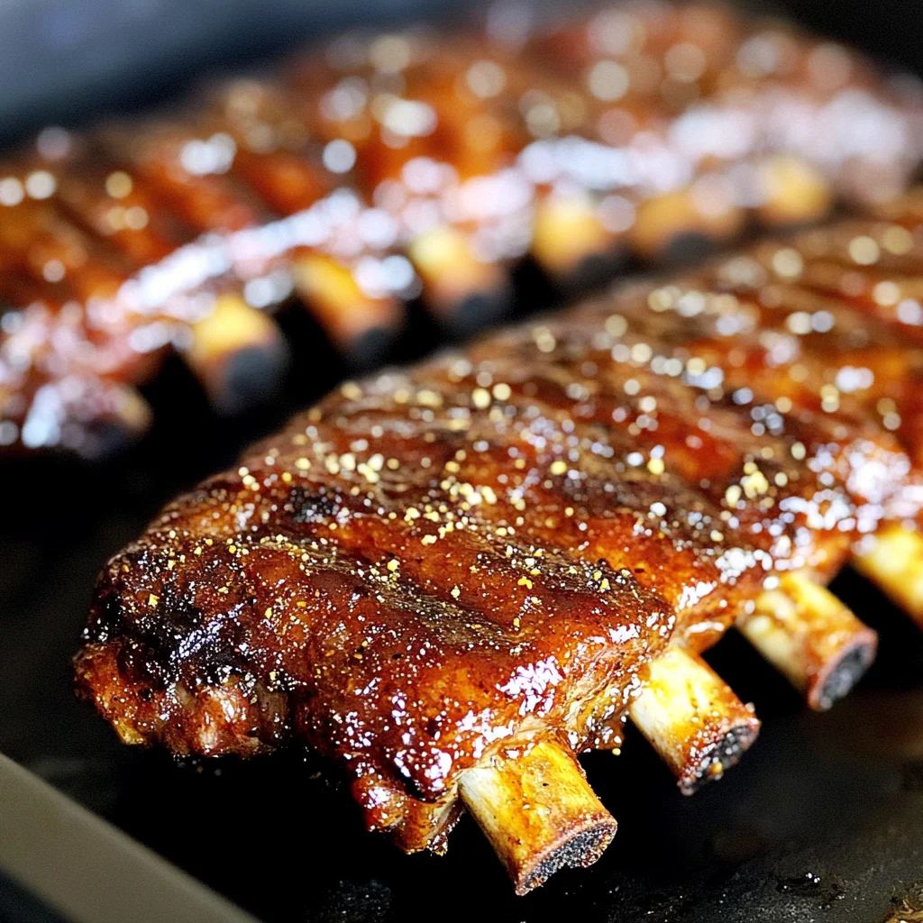 Easy Grilled Honey-Garlic Ribs