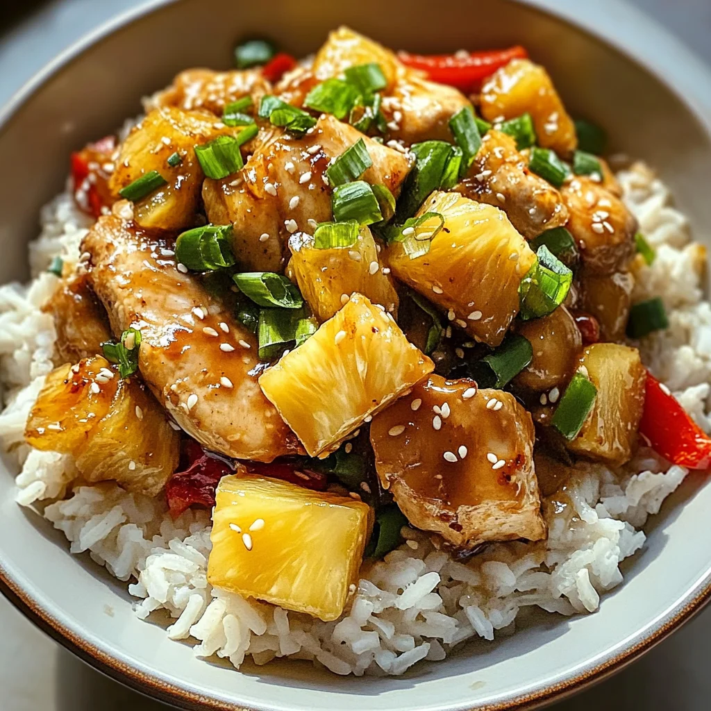 Easy Pineapple Chicken & Rice Feast!
