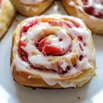 Fluffy Strawberry Rolls