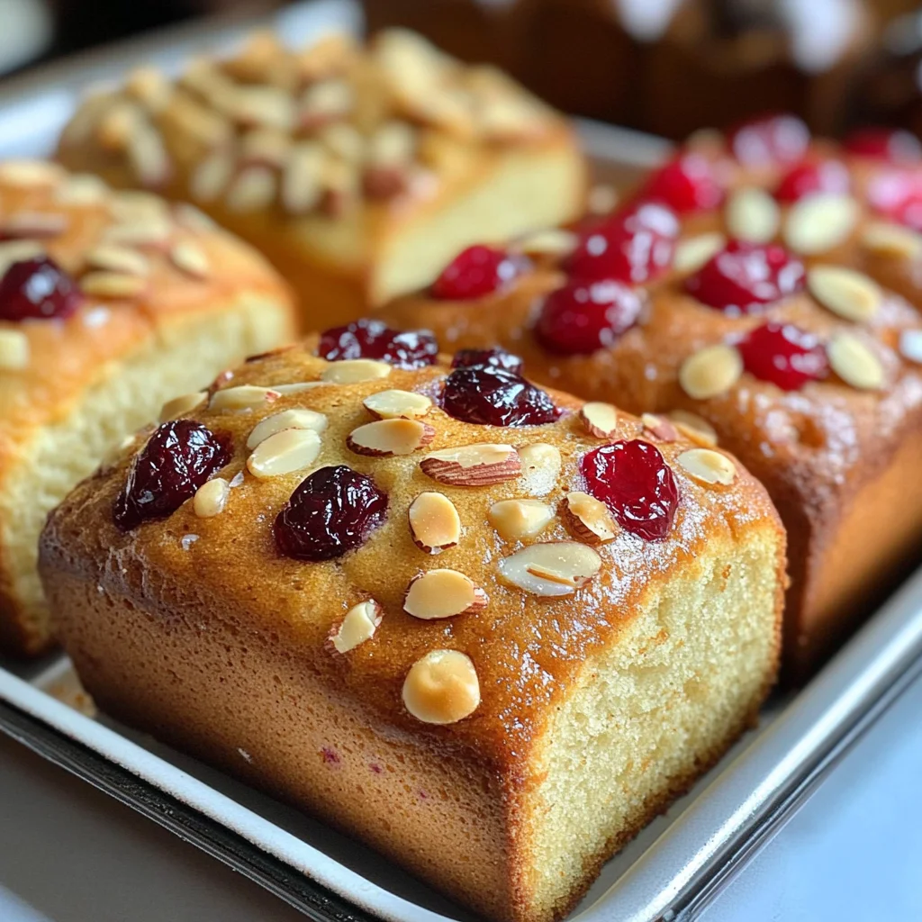 Four Sweet Mini Loaves from One Dough