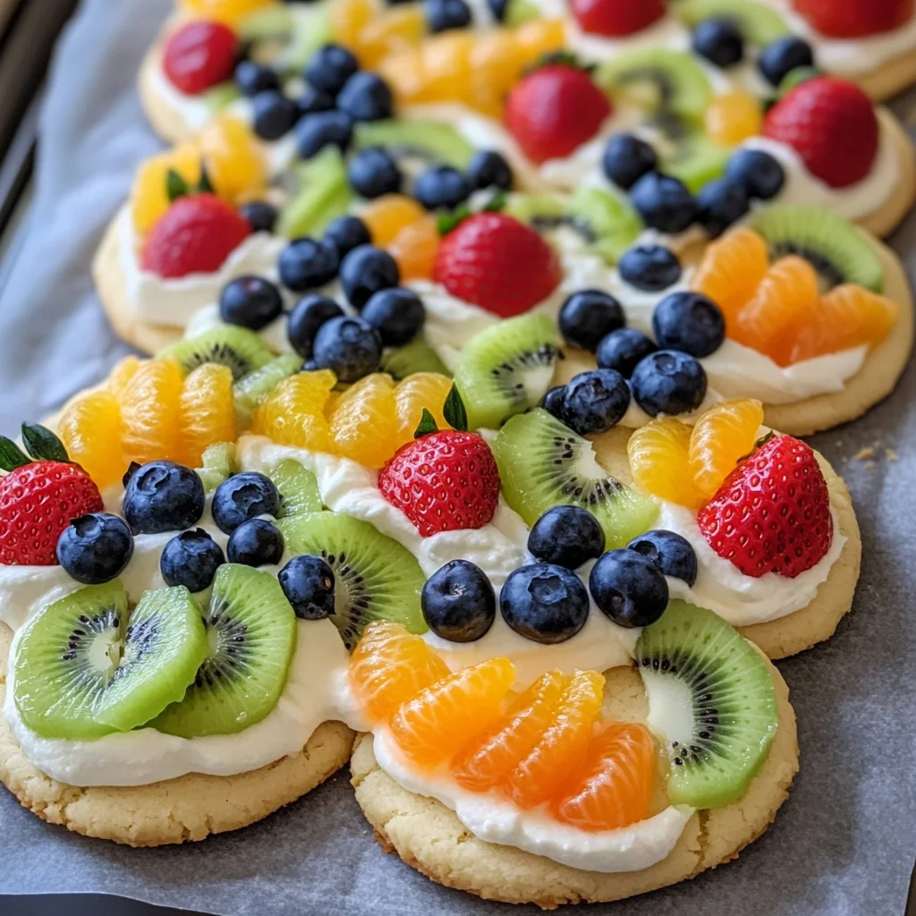 Fruit Pizza Cookies