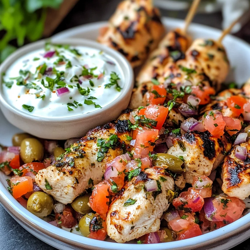 Greek Chicken Souvlaki
