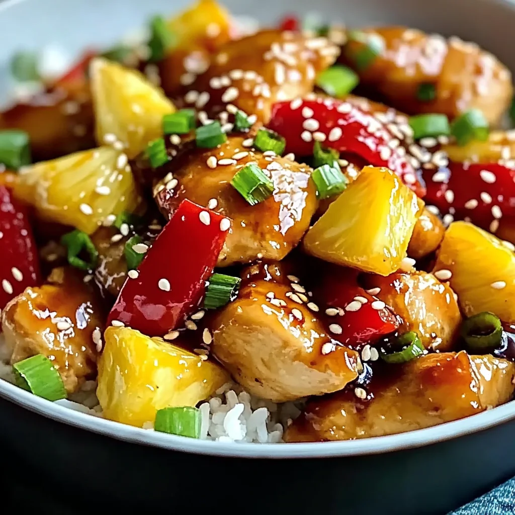 Hawaiian Pineapple Chicken: Sweet and Savory 30-Minute Dinner