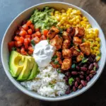 Honey Lime Chipotle Chicken Burrito Bowls