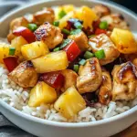 Juicy Pineapple Chicken and Rice! Easy Tropical Dinner