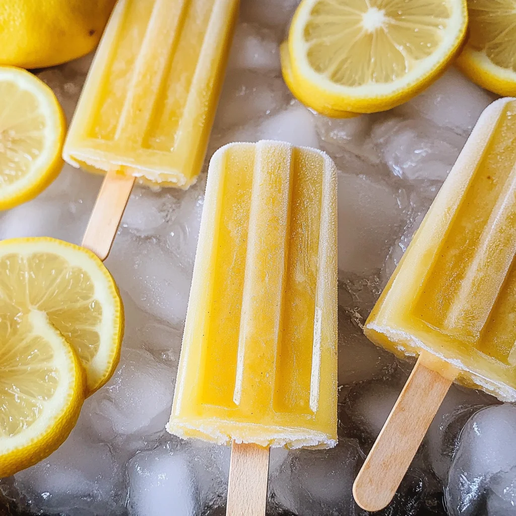 Lemonade Moonshine Popsicles