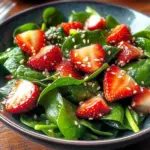 Light Strawberry-Spinach Salad: A Refreshing Summer Delight