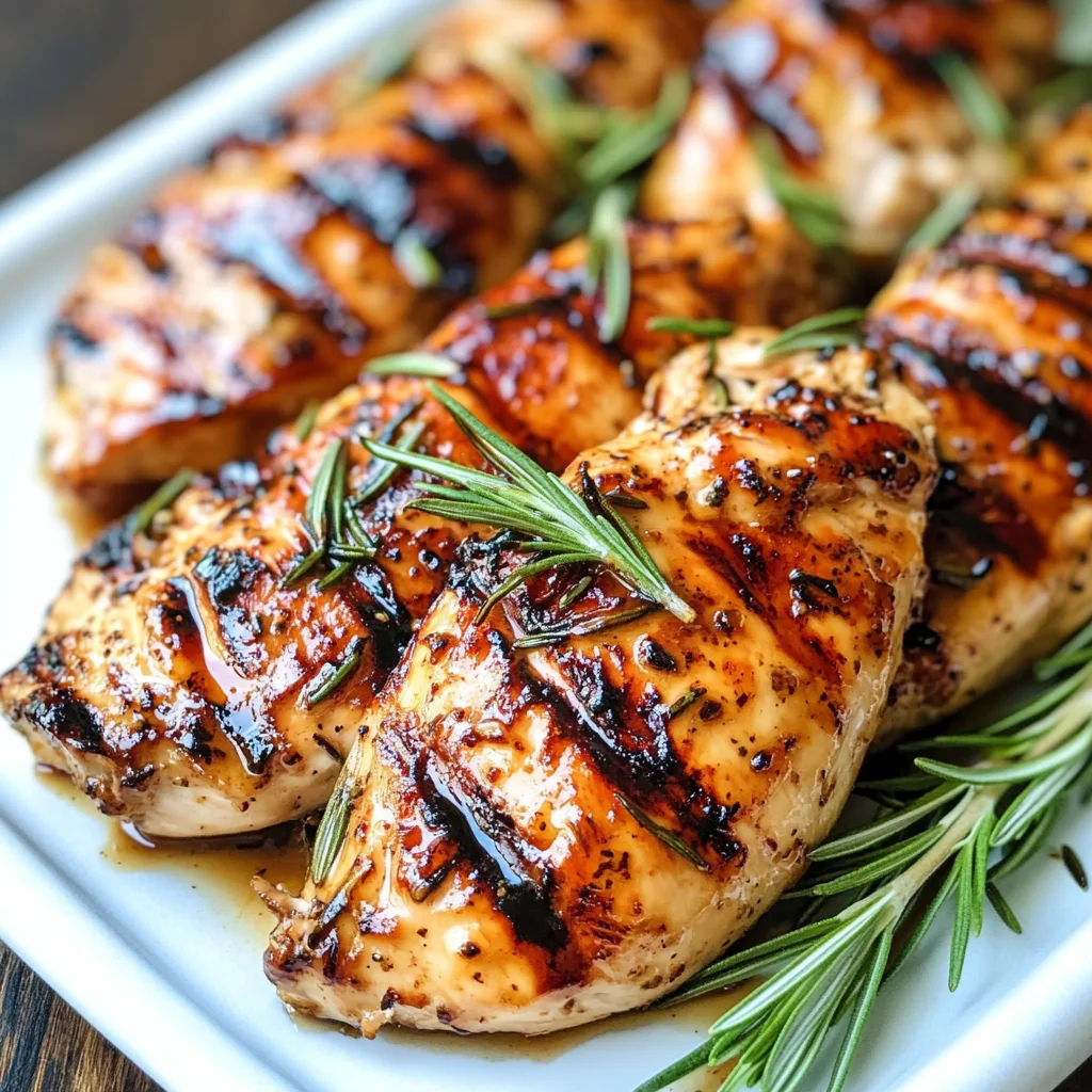 Maple Rosemary Grilled Chicken