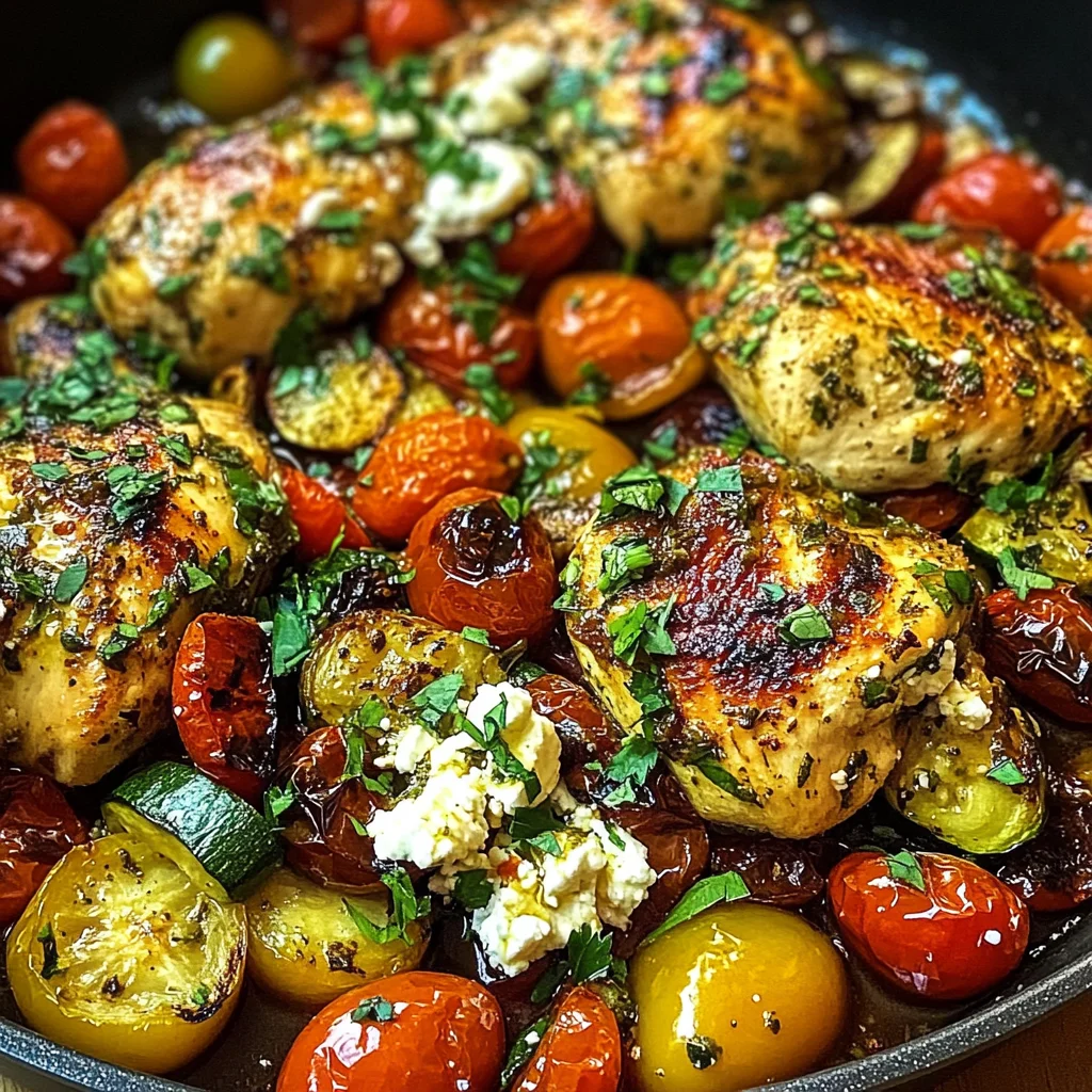 One Pan Mediterranean Chicken