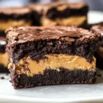Peanut Butter Stuffed Brownies