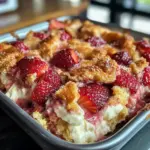 Perfect Strawberry Cream Cheese Cobbler Recipe