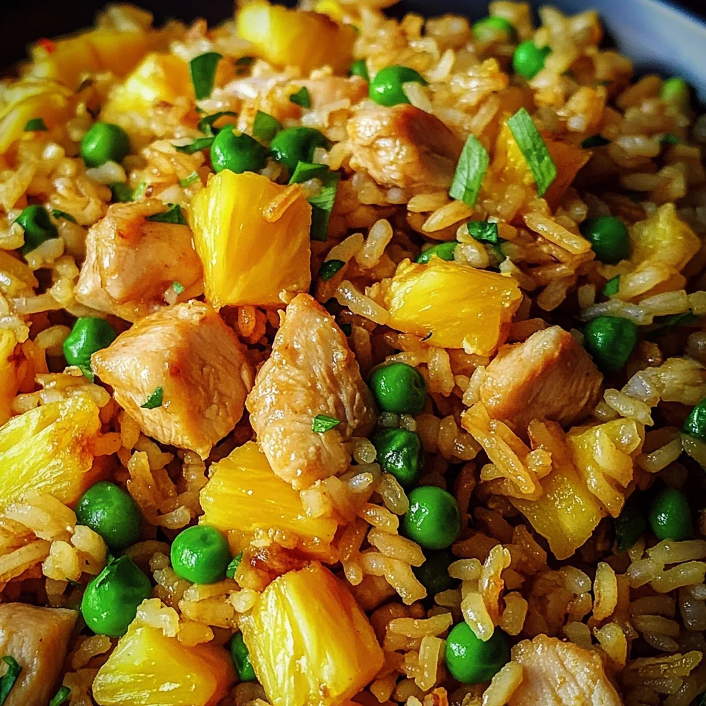 Pineapple Chicken Fried Rice Recipe