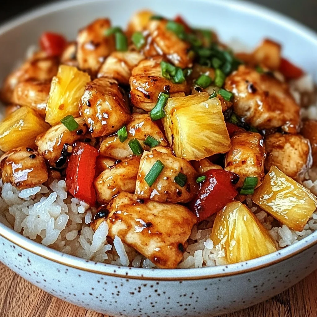 Pineapple Chicken & Rice: Sweet, Savory Yum Dinner