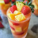 Pineapple Strawberry Agua Fresca