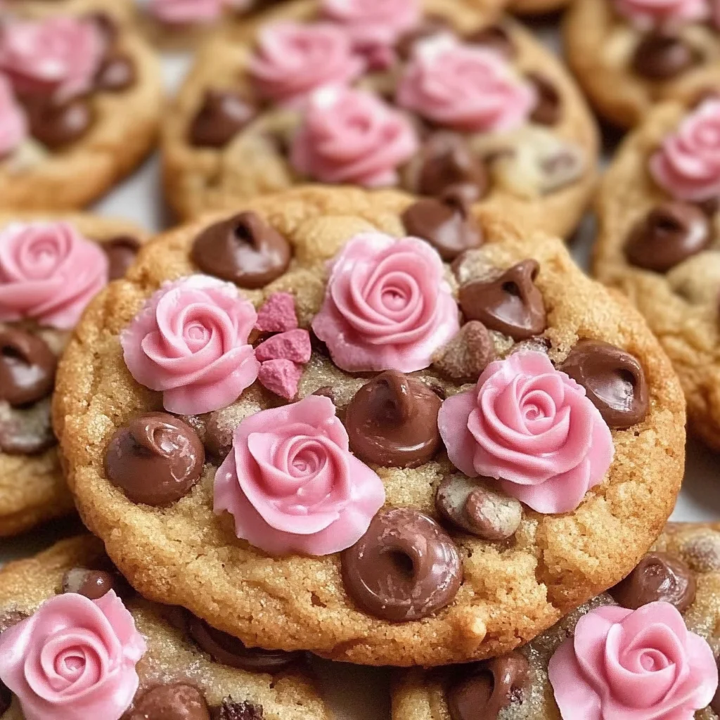 Rose Chocolate Chip Cookie Recipe