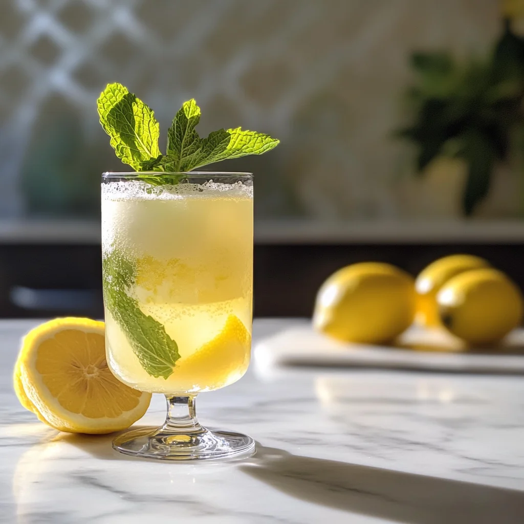 Sparkling Limoncello Cocktail