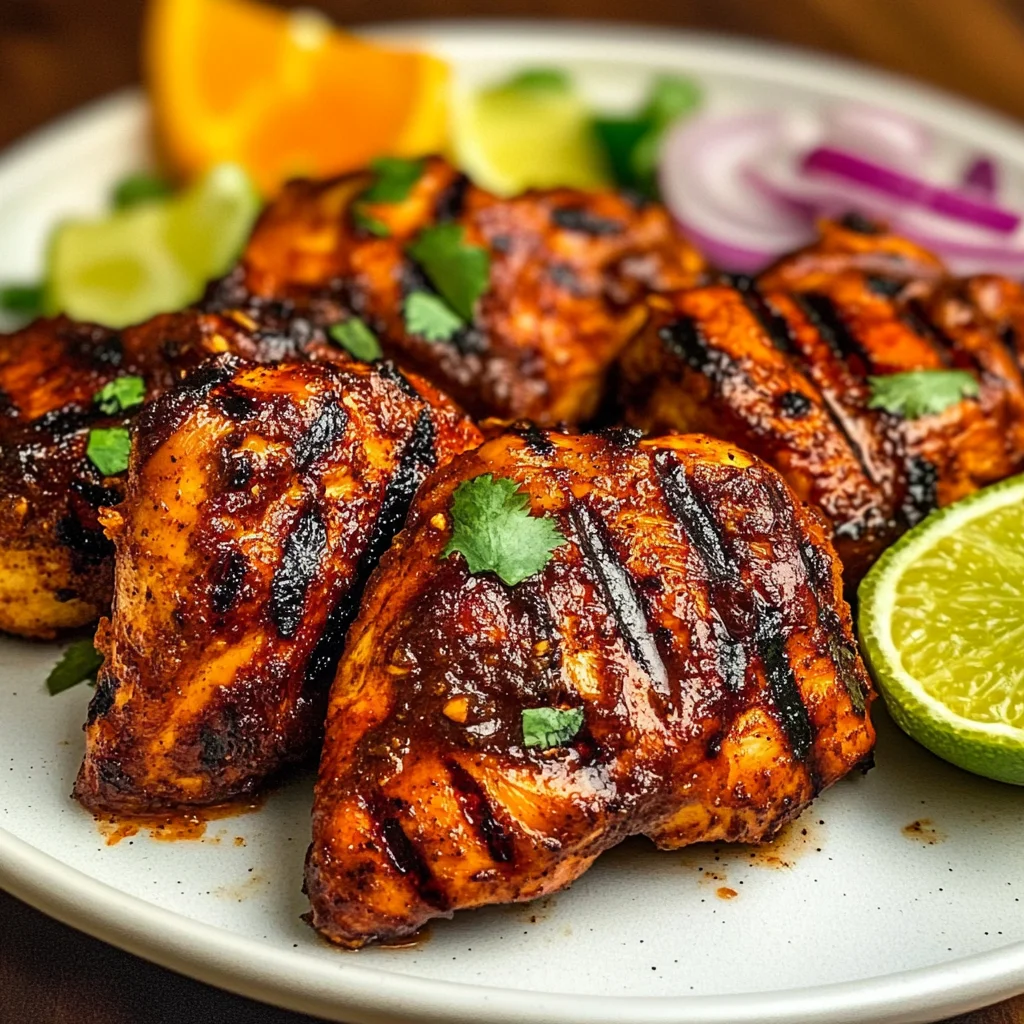 Achiote Chicken (On the stovetop or grill)