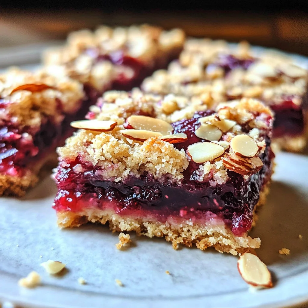 Almond Raspberry Bars