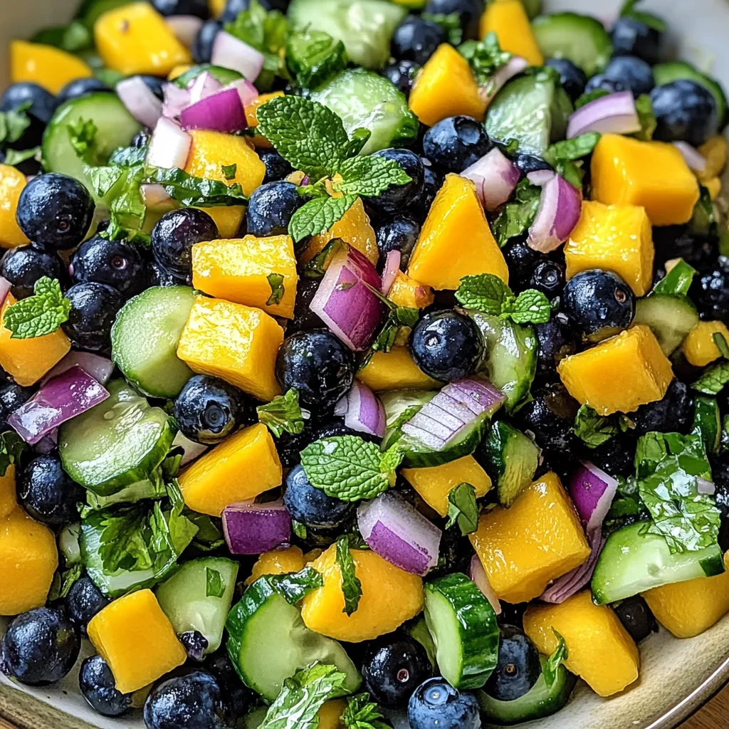 Blueberry Mango Salad Twist