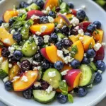 Blueberry Peach Feta Salad: A Refreshing Summer Delight