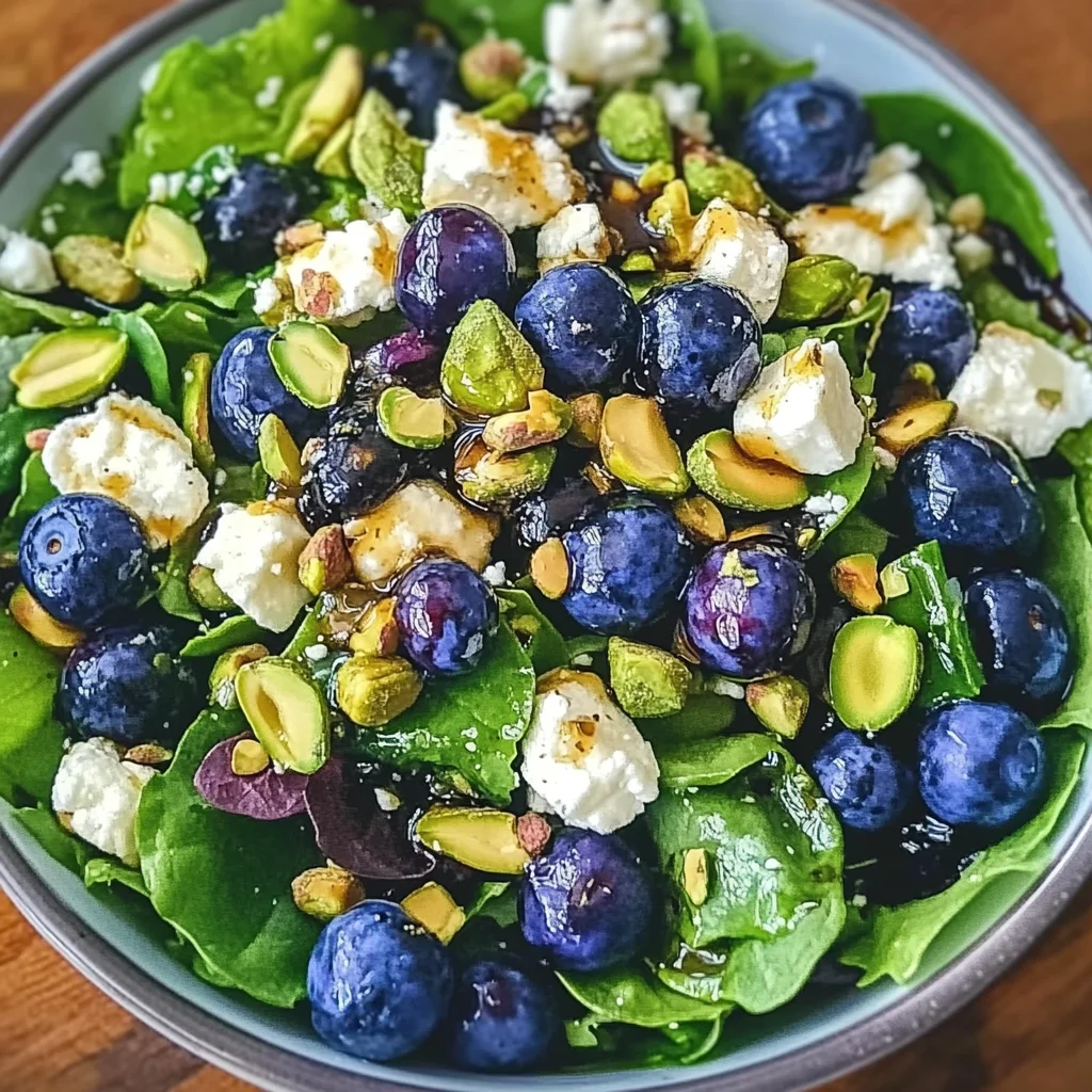 Blueberry Pistachio Spring Salad