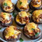 Cheesy Chorizo Stuffed Mushrooms